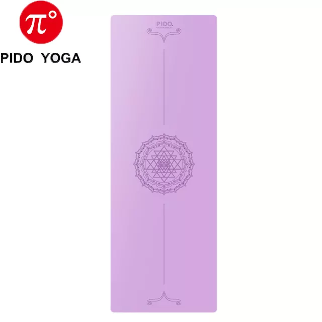 PU Rubber Body Line Yoga Mat