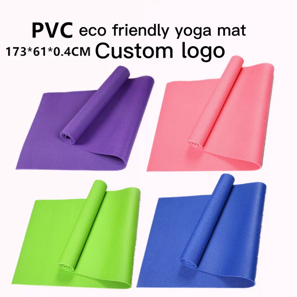 PVC single color yoga mat
