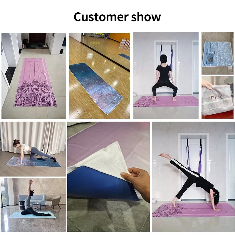 Paidu Manufacturer Absorbent Hot Yoga Towels Soft Yoga Blankets