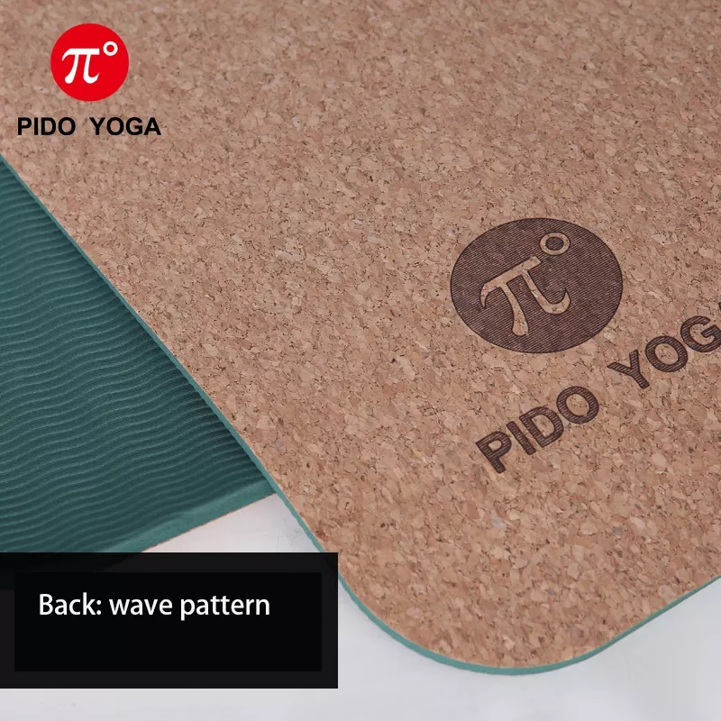 Paidu Manufacturer Eco Friendly Natural Cork and TPE Yoga Mat
