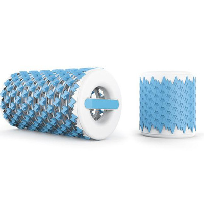 PAIDU Manufacturer Wholesale Retractable Extension-type Exercise Massage Roller Stick Grid Mini Collapsible Yoga Foam Roller for massage Muscle DDP