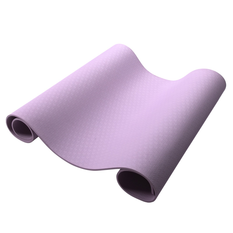 Paidu Manufacturer Wholesale Single Color Nontoxic Pilates TPE Anti Slip Yoga Mat