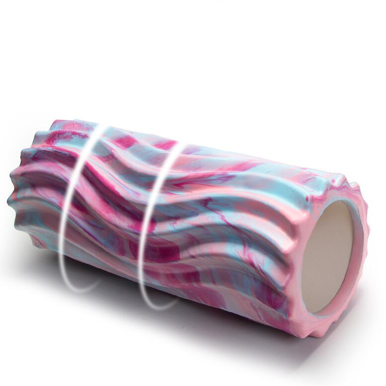 PAIDU Manufacturer Custom Yoga Fitness Foam Roller Muscle Massage Water Transfer EVA Follow Foam Rollers DDP