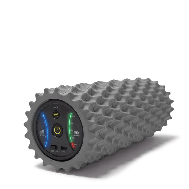 Wholesale 5 speed body building Electric Fitness Yoga Vibrating Muscles Massage Foam Roller  Yoga products DDP