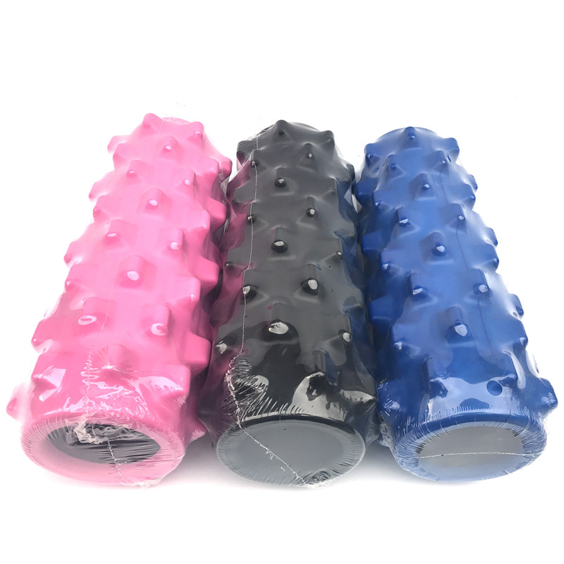 Wholesale Custom Personalised Rodillo De Espuma Gym Cork Fitness Massage Yoga Wheel Roller Column Solid Eva  Foam Roller DDP