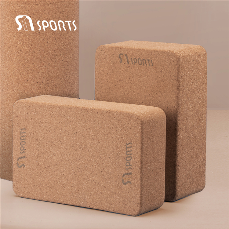 PAIDU Manufacturer Professional Yoga Accessories EVA Cork Stretching Aid Brick Yoga Blocks DDP