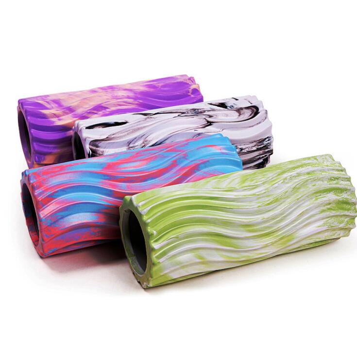 PAIDU Manufacturer Custom Yoga Fitness Foam Roller Muscle Massage Water Transfer EVA Follow Foam Rollers DDP