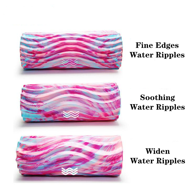 PAIDU Manufacturer Custom Yoga Fitness Foam Roller Muscle Massage Water Transfer EVA Follow Foam Rollers DDP