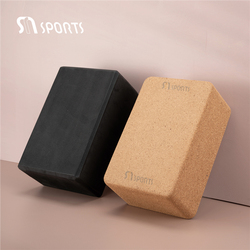 PAIDU Manufacturer Professional Yoga Accessories EVA Cork Stretching Aid Brick Yoga Blocks DDP