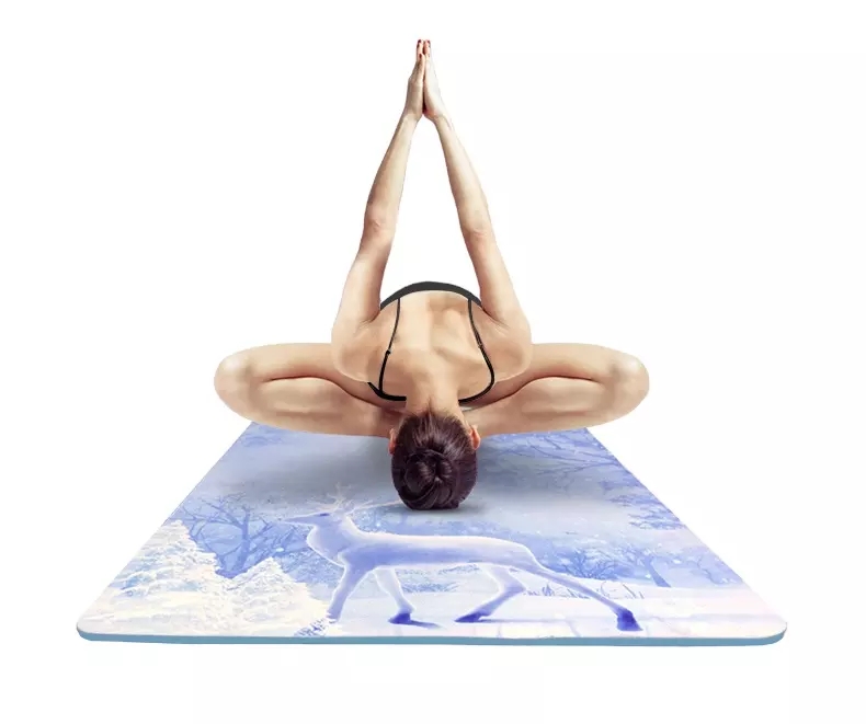 PAIDU Manufacturer BSCI Extra Thick Yoga Mat TPE Suede Yoga Mat Travel