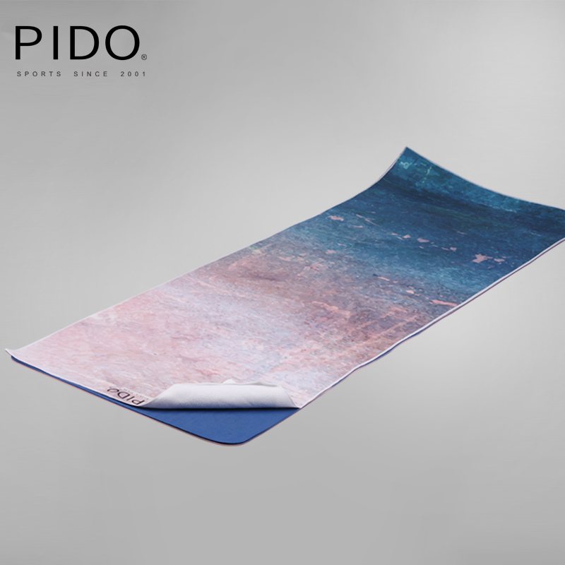 PAIDU Manufacturer Yoga Towel Female Non-Slip Professional Sweat-Absorbent Towel Portable Widening Folding Yoga Mat Cloth Towel DDP
