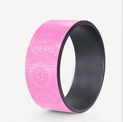 PAIDU Manufacturer Cheap Custom Pu Yoga Back Roller Colorful Back Roller Yoga Wheel Pilates Ring Circle DDP