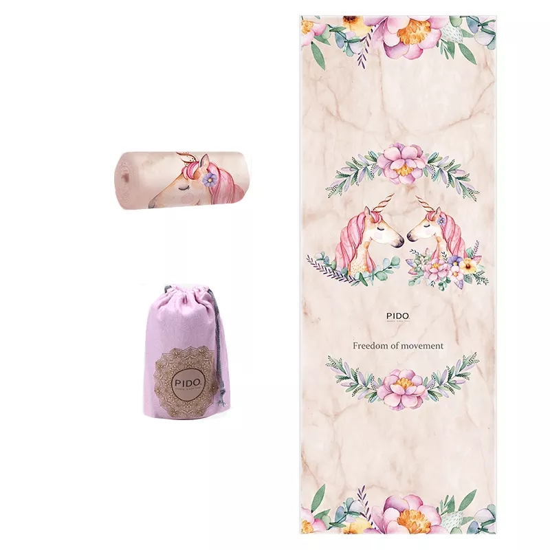 PAIDU Manufacturer BSCI Absorbent Fast Dry Yoga Mat Towel Quick Dry Outdoor Travel Towel