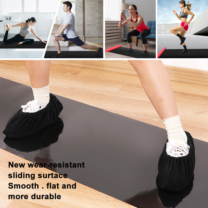 PAIDU Manufacturer BSCI Yoga Sliding Mat Sports Fitness Glide Plate Skating Training Glide Mat