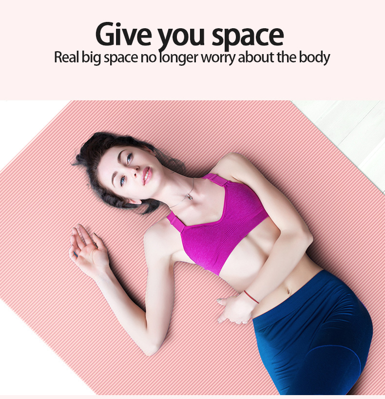 PAIDU Manufacturer BSCI 185*60CM Thick Non-slip Yoga Mat High-density Sports Fitness Mat
