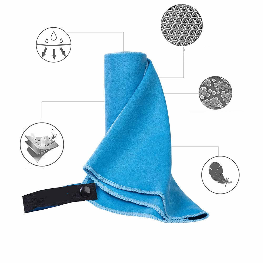 PAIDU Manufacturer 40x80cm Microfiber Towels for Travel Sports Fast Drying Super Absorbent Ultra Soft Jogging Gym Beach Swimming Yoga Towel DDP