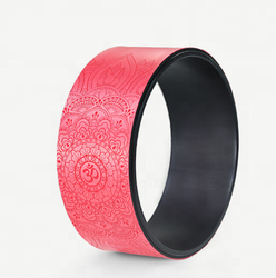 PAIDU Manufacturer Cheap Custom Pu Yoga Back Roller Colorful Back Roller Yoga Wheel Pilates Ring Circle DDP