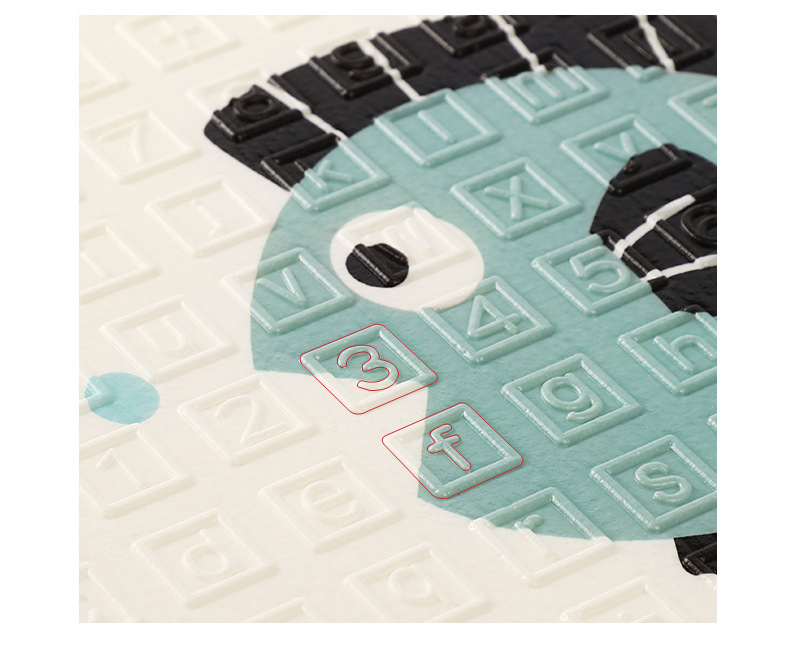 Paidu Manufacturer Xpe Baby Play Mat Foldable Children Carpet Cartoon Eco Friendly