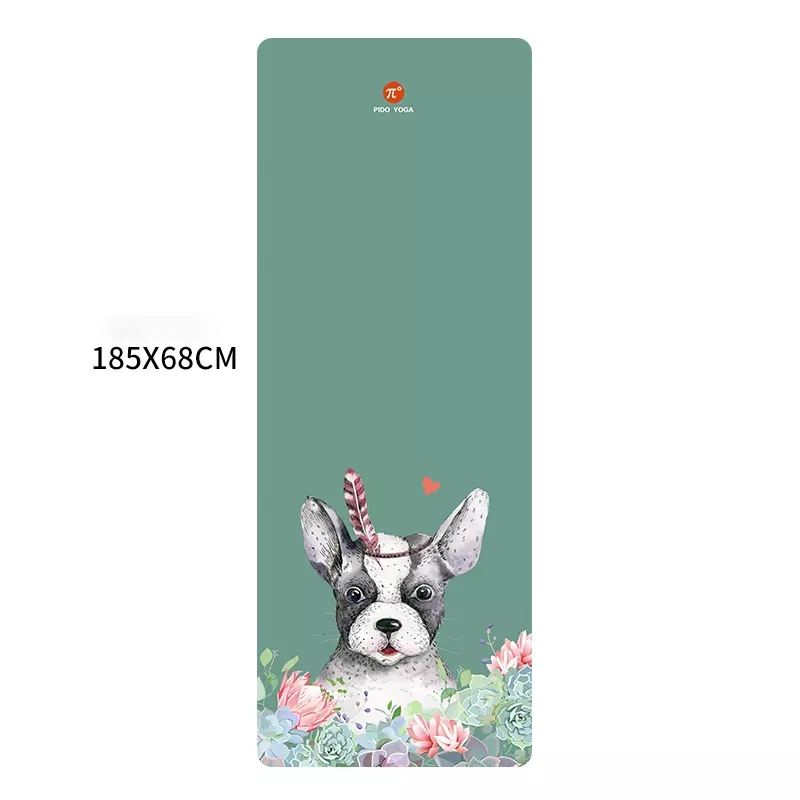 Paidu Manufacturer custom new design microfiber yoga mat foldable suede