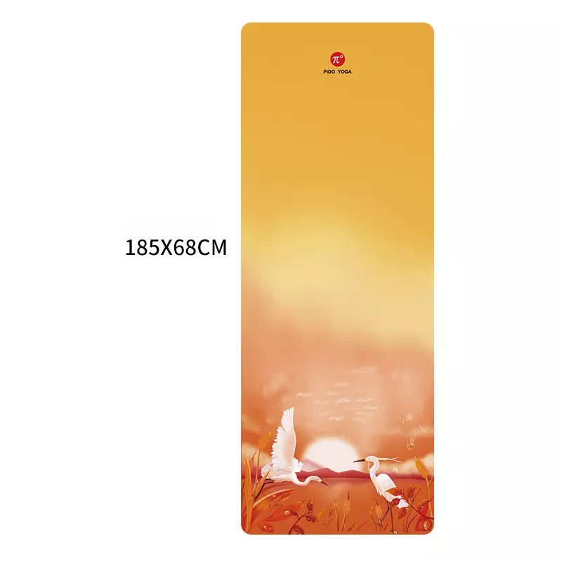 Paidu Manufacturer custom new design microfiber yoga mat foldable suede