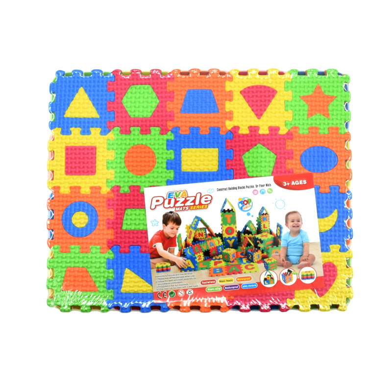 PAIDU Manufacturer BSCI EVA Foam Puzzle Game DIY Geometric Shape Puzzle Learning Education Toys for Children Kids Birthday Gift