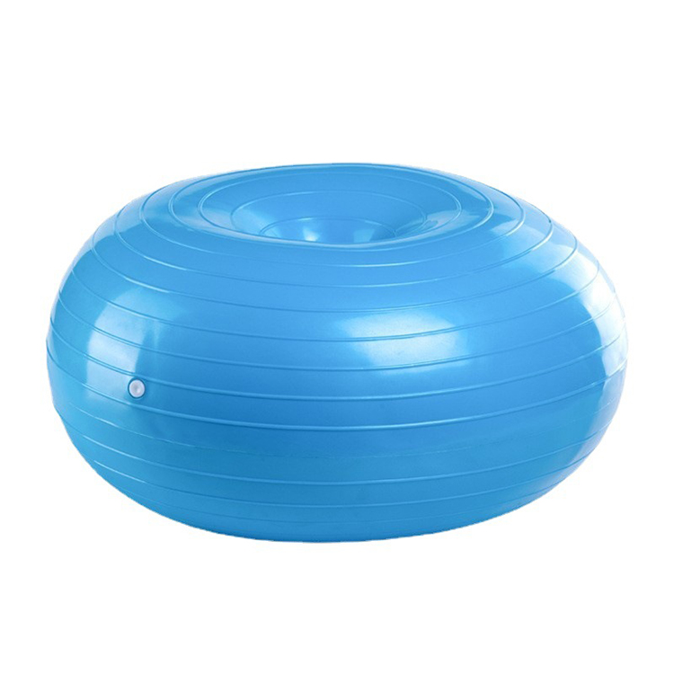 PAIDU Manufacturer BSCI Hot selling gym yoga ball with pump pvc donut yoga ball gym fitness ball DDP