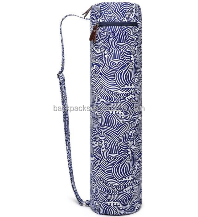 PAIDU Manufacturer BSCI Yoga mat storage bag for women full printing canvas yoga mat bag DDP