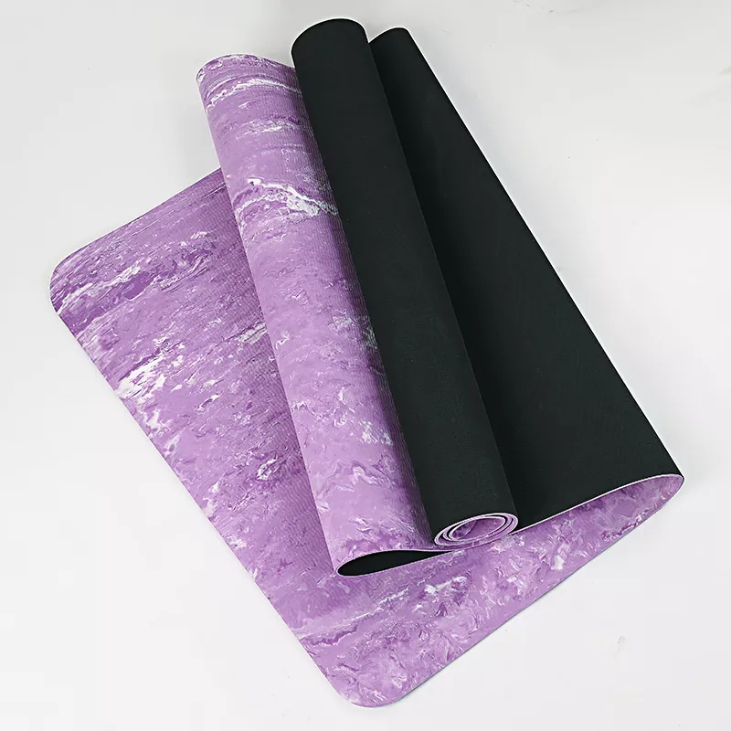 PAIDU Manufacturer BSCI New Style Colorful Non-slip Mat Premium Custom Print Camouflage TPE Yoga Mat
