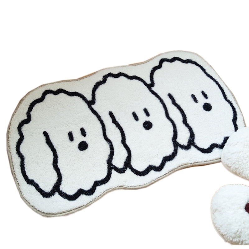 PAIDU Manufacturer BSCI Animal Area Rug Water Absorbent Bathroom Floor Carpet Foot Pad Home Decor