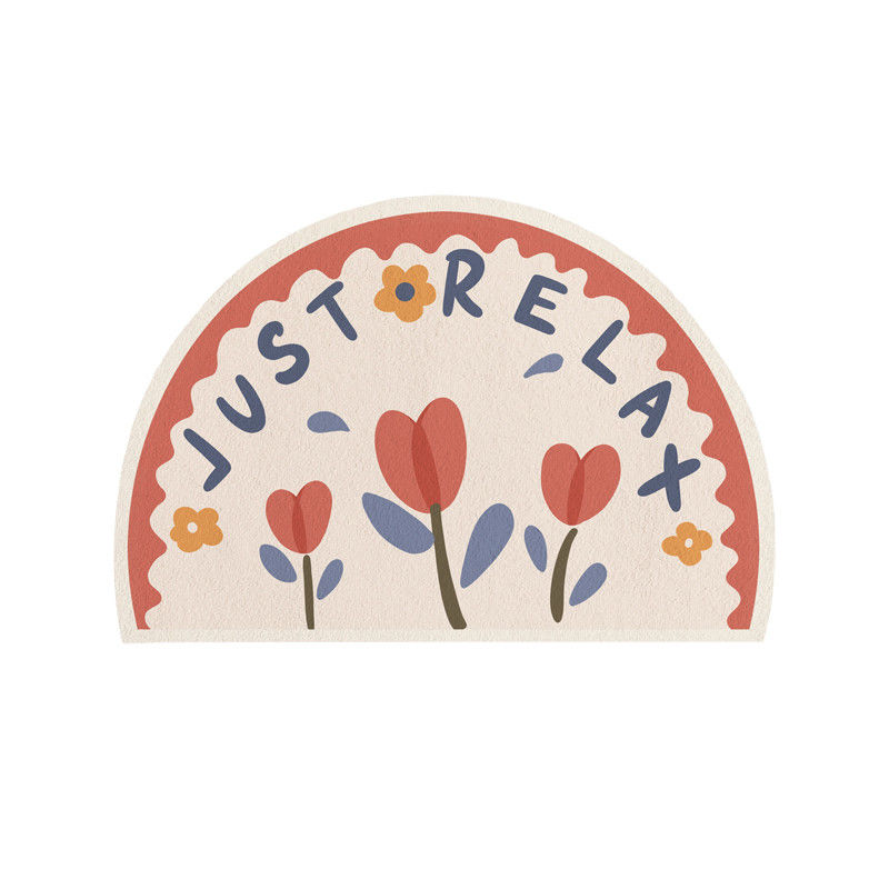 PAIDU Manufacturer BSCI Anti-slip Mat Cartoon Flower Bathroom Kitchen Bedroom Floor Mat Household Carpet Child Prayer Mat