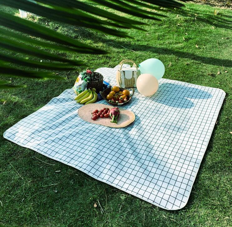 PAIDU Manufacturer BSCI Portable Picnic Mat Plaid Cloth Spring Outing Autumn Beach Mat