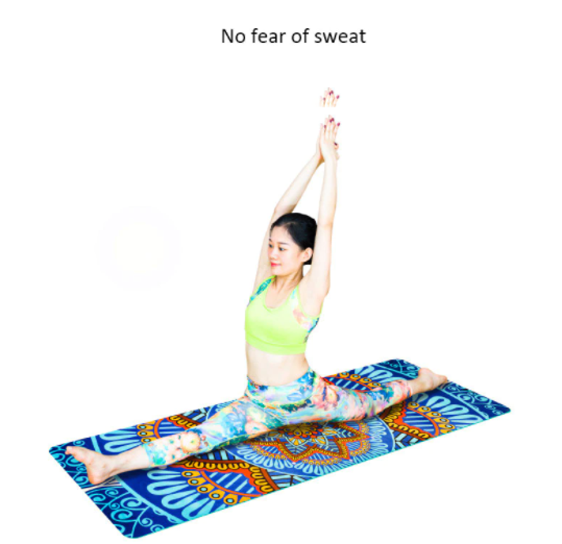 Paidu Manufacturer Suede Tpe Workout Mat Non Slip 6mm Thickness Eco Friendly Anti Slip
