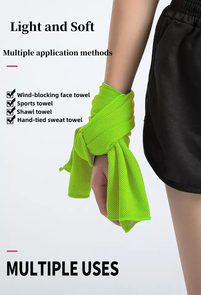PAIDU Manufacturer BSCI Outdoor Sun Protection Cold Towel Quick-Drying Fitness Sports Towel Sweat Absorption