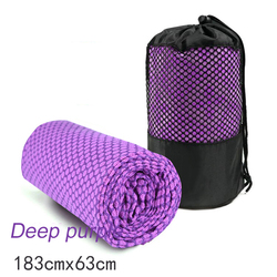 PAIDU Manufacturer BSCI non slip eco friendly yiwu yoga towel mat microfiber high quality mat custom print yoga towel DDP