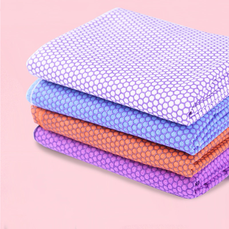 PAIDU Manufacturer BSCI non slip eco friendly yiwu yoga towel mat microfiber high quality mat custom print yoga towel DDP