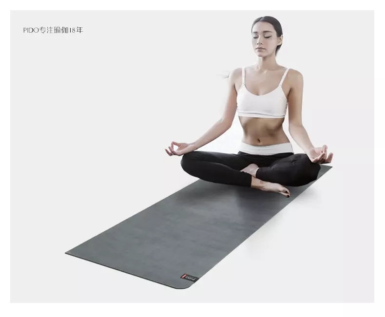 Paidu Manufacturer yoga matt new 4MM thickness suede natural rubber fitness yoga mat