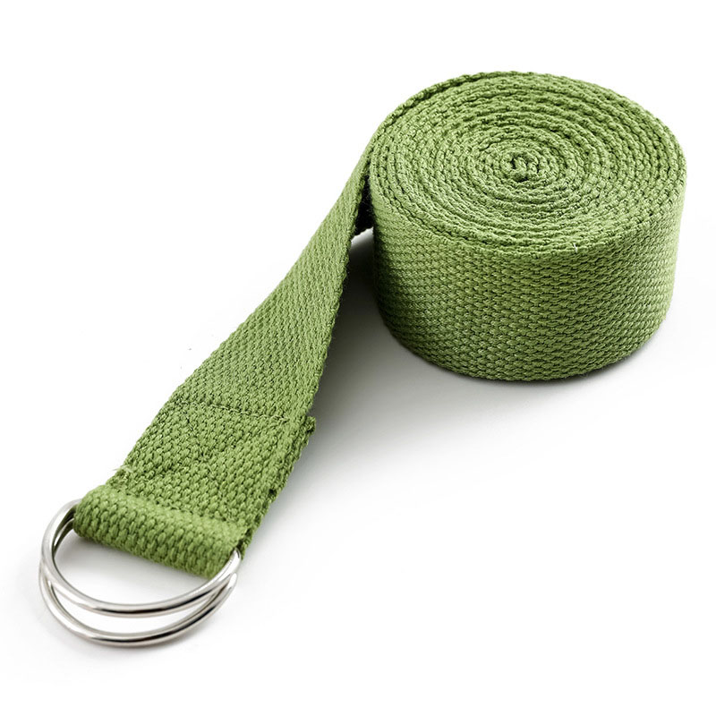 PAIDU Manufacturer New Premium Stretch Strong LOGO Custom Print ECO Friendly Natural Organic Polyester Carry Yoga Belt Strap 320cm Long DDP