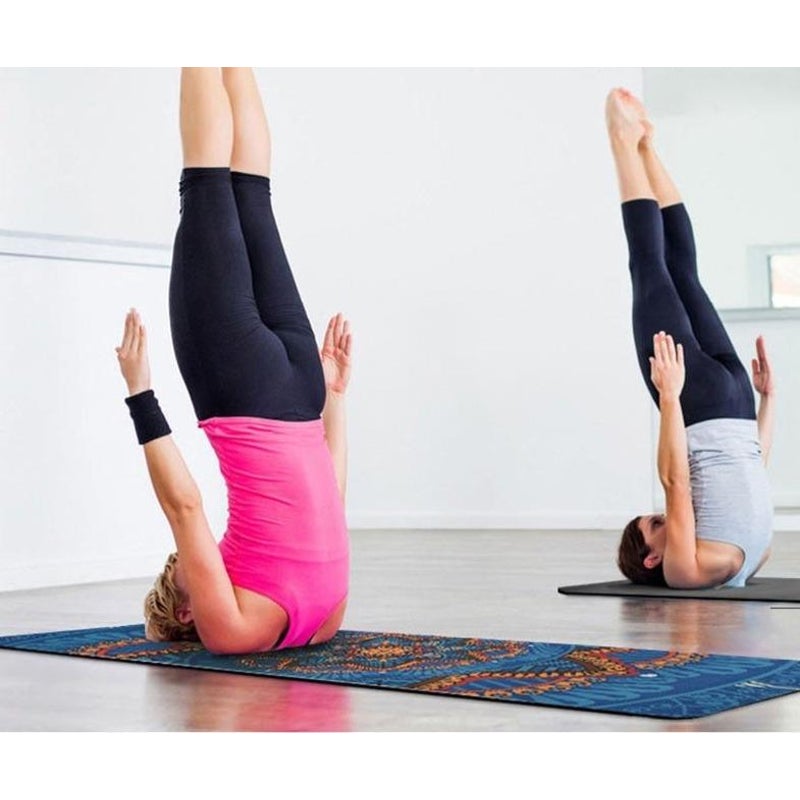 Paidu Manufacturer Suede Tpe Workout Mat Non Slip 6mm Thickness Eco Friendly Anti Slip