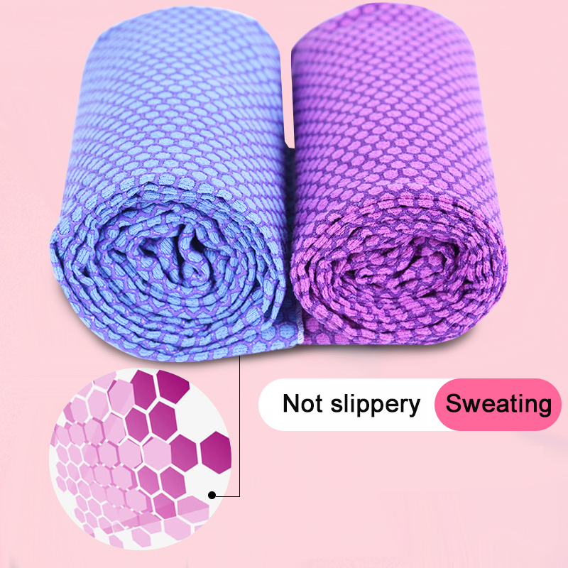PAIDU Manufacturer BSCI non slip eco friendly yiwu yoga towel mat microfiber high quality mat custom print yoga towel DDP