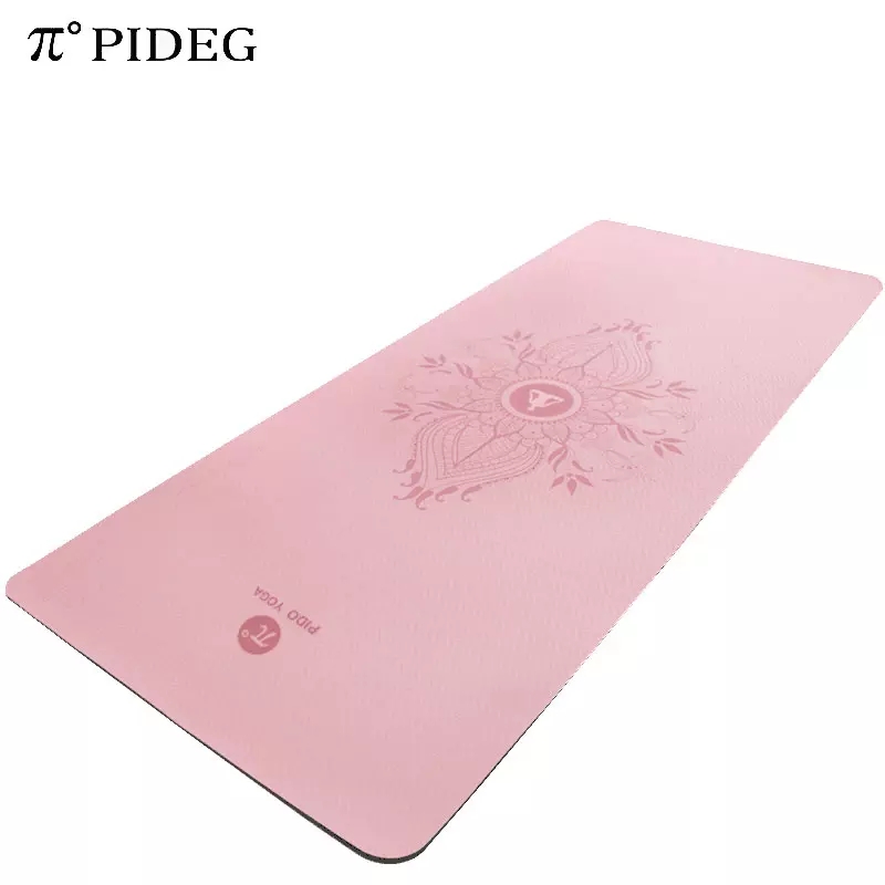 Paidu Manufacturer body line PU rubber yoga mat hot sale
