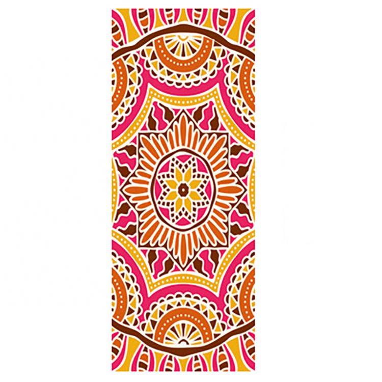PAIDU Manufacturer suede Yoga mat towel with corner pocket hot yoga meditation blanket non slip microfiber DDP