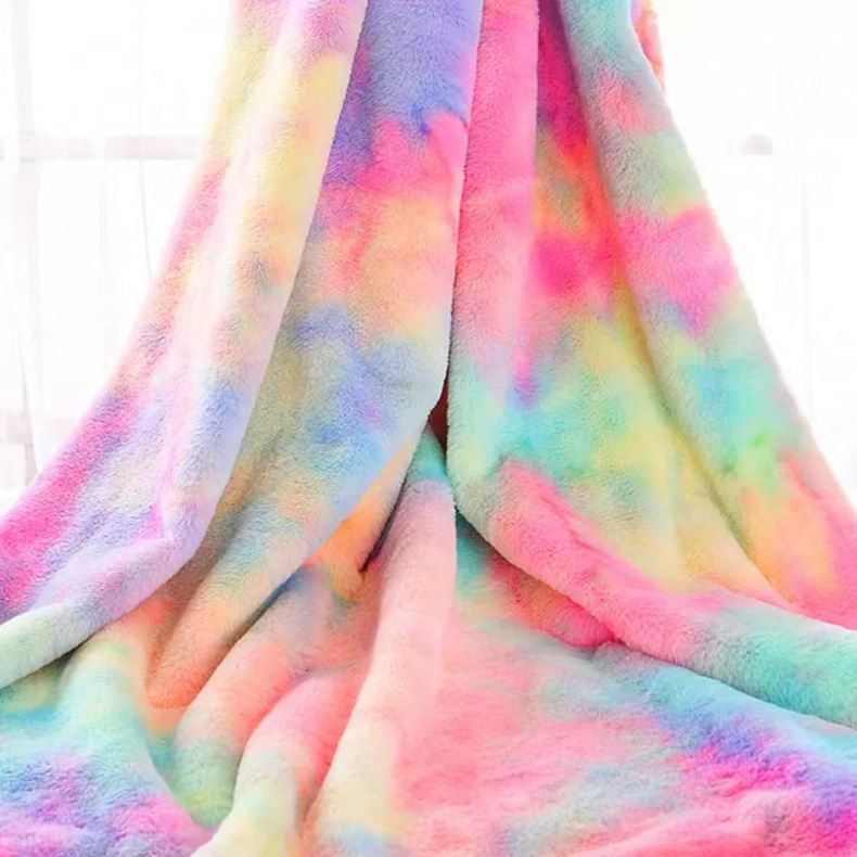 PAIDU Manufacturer Custom Or Standard Golden Supplier Sublimation Flannel Blanket DDP