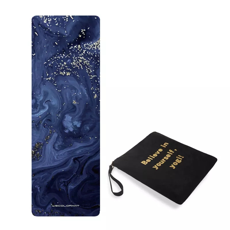 PAIDU Manufacturer BSCI Printing Microfiber Folding Cover Set Large Yoga Mat Popular