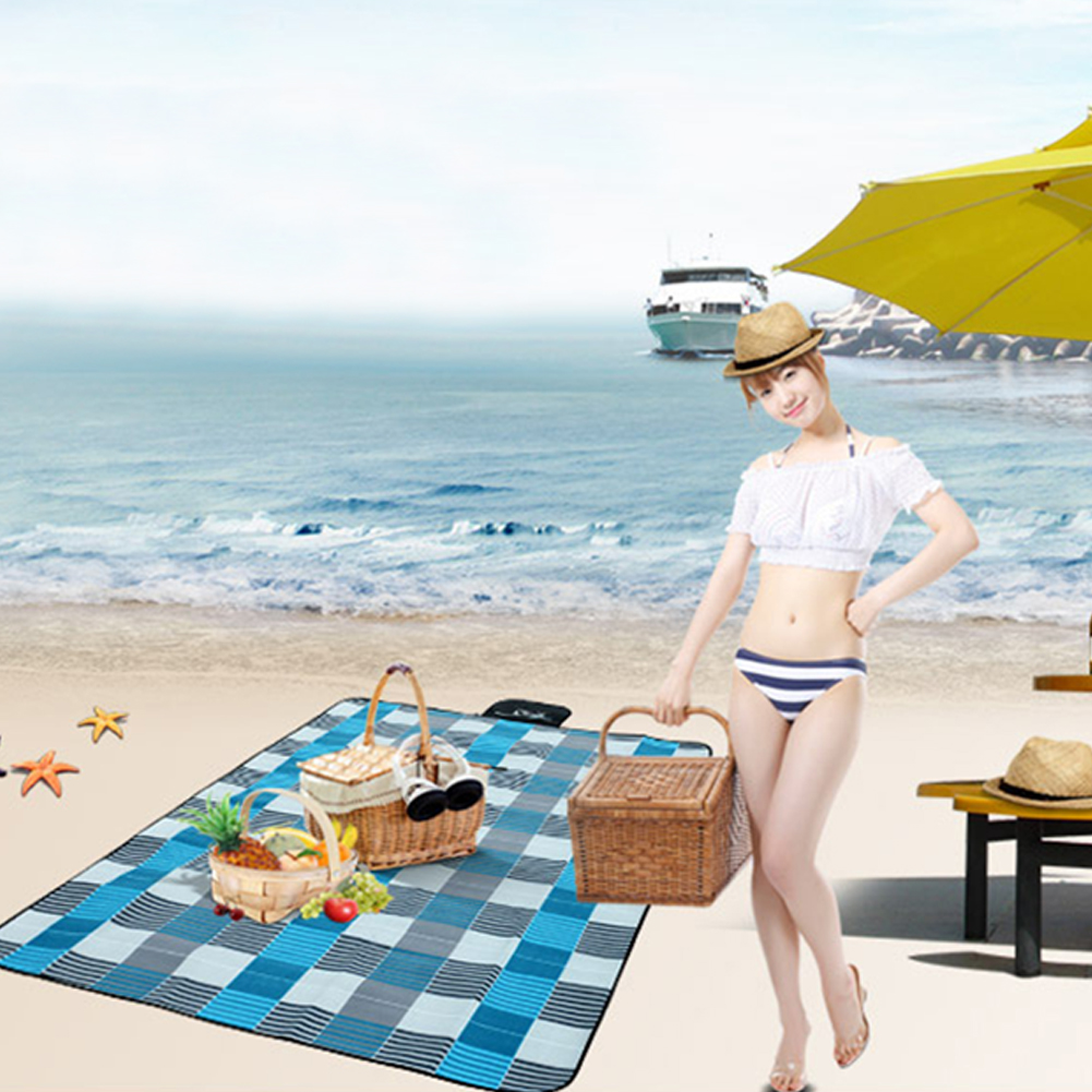 PAIDU Manufacturer BSCI Waterproof Portable Outdoor Beach Blanket Mat Picnic Camping Rug Pad