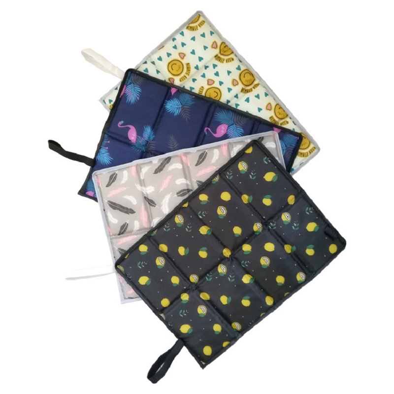 PAIDU Manufacturer BSCI Outdoor Foldable Camping Seat Mat Portable Waterproof Polyester Cloth