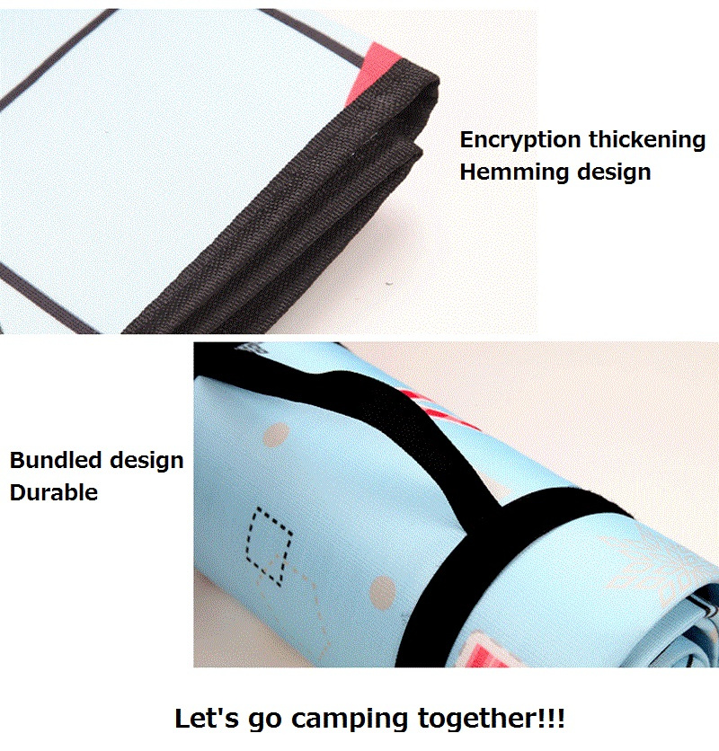 PAIDU Manufacturer BSCI Outdoor Folding Camping Mat Nation Style Printed Thickened Mat