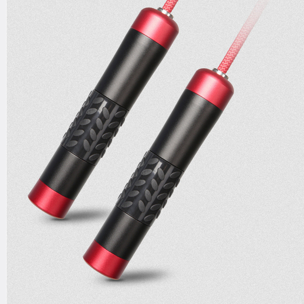 PAIDU Manufacturer Aluminum alloy weight-bearing skipping rope fitness sporting goods gravity PVC bearing skipping rope DDP