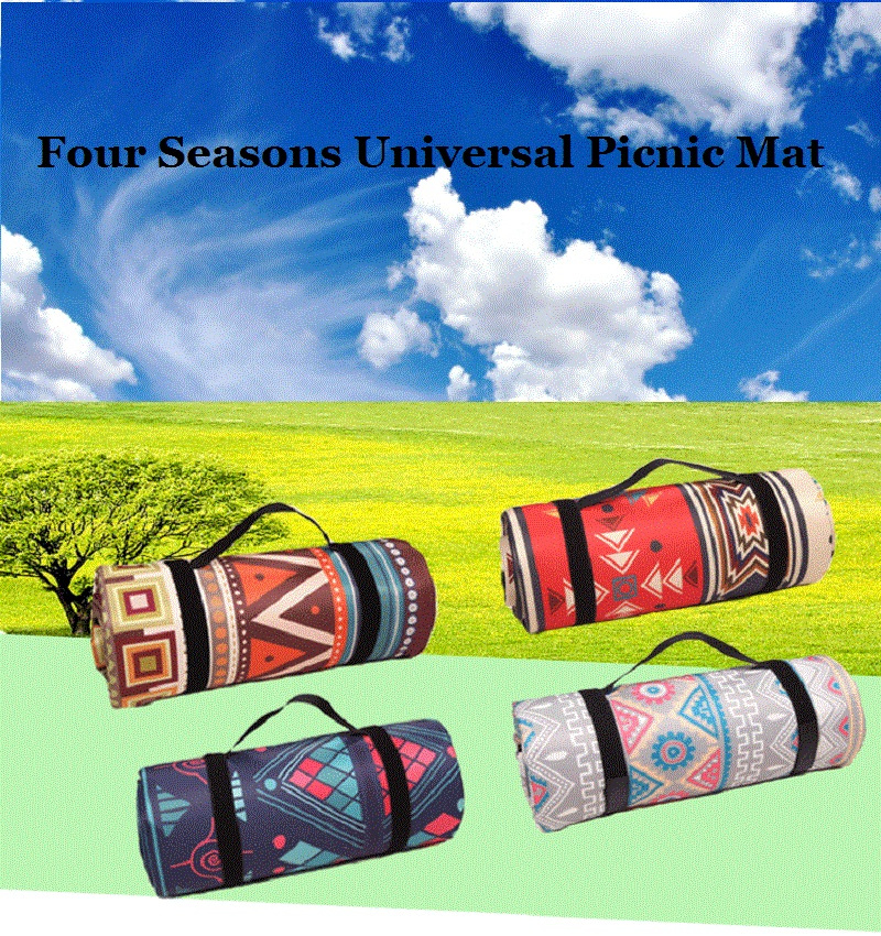 PAIDU Manufacturer BSCI Outdoor Folding Camping Mat Nation Style Printed Thickened Mat