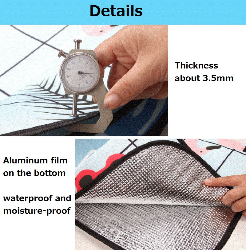 PAIDU Manufacturer BSCI Outdoor Folding Camping Mat Nation Style Printed Thickened Mat