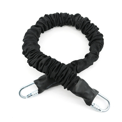 PAIDU Manufacturer Bilink 150lbs 200lbs 50kg-110kg Fabric covered jumping train cord elastic band 70kg bungee dance cord with carabiner DDP